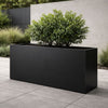 Langwerpige aluminium plantenbak 150x30x80 cm - Gitzwart (RAL 9005) - Doika - Plantenbak - Geroba -  - Artus13