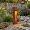 Pillar lamp cortenstaal 10x10x50cm (DxBxH) - Doika - Buitenverlichting - Gardd -  - GARDD-C1S-500