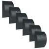 Practo Garden Brievenbussen Montreal mat zwart | Set van 6 stuks - Doika - Brievenbusset - Practo Garden -  - 6 stuks van B414AN
