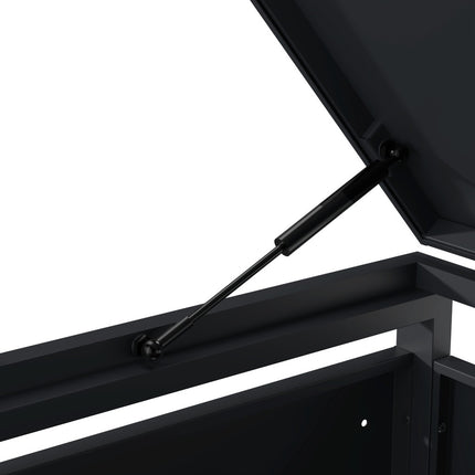 Practo Garden Containerberging Enkel Mat Zwart/eiken