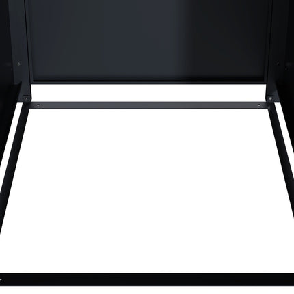 Practo Garden Containerberging Enkel Mat Zwart/eiken