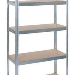 Practo Metalen Rek Heavy Duty 200x100x50 cm – 5 legborden – Grijs - Doika - Opbergrekken - Practo Home -  - M20010050.5