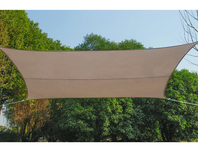Practo Schaduwzeil polyester 500x500 cm - taupe - Doika - Schaduwzeil - Practo Garden -  - SZ004T