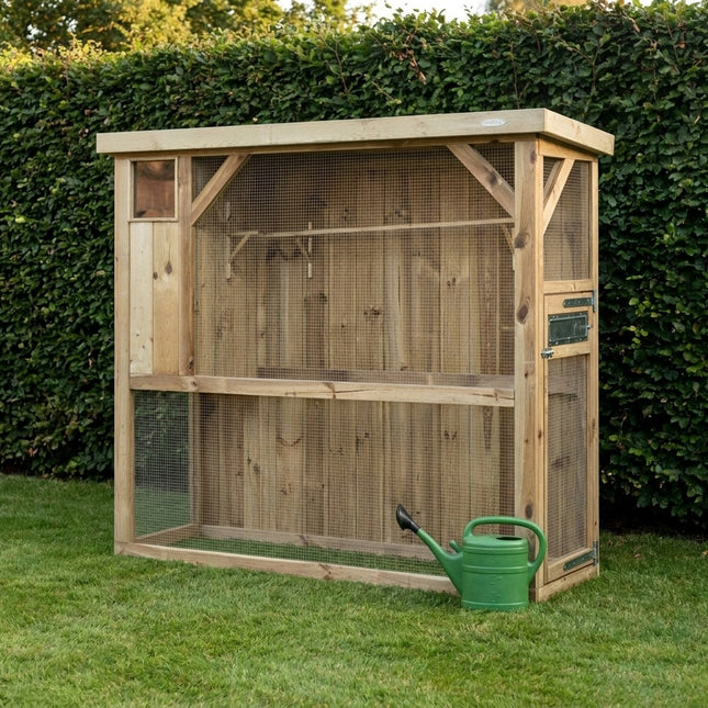 Voldux Volière R1 links 215 x 70 x 185 cm