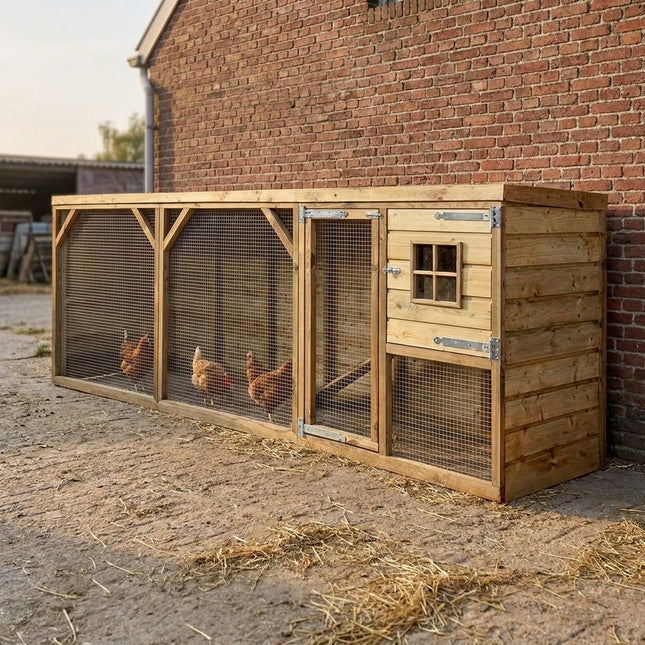 Kippenhok Adria 363 x 95 x 124 cm