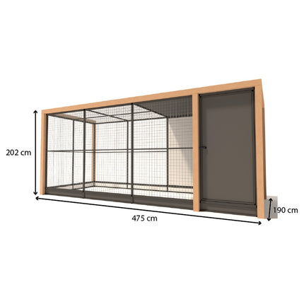 Ren Alfred 475 x 190 x 202 - Aluminium Sluis