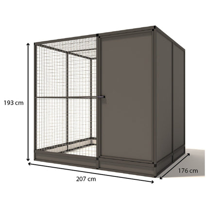 Ren Evi 207 x 176 x 193 - Aluminium Sluis - Doika - Ren - Glorenza - 8720094050638 - 8720094050638