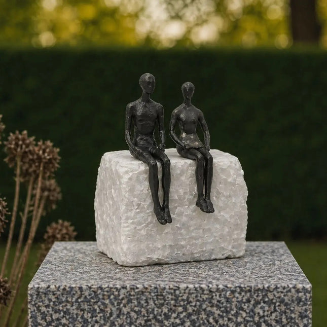 Sculptuur Just The 2 Of Us 11x12x17 cm