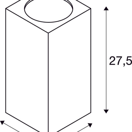 SLV Buitenlamp BIG THEO UP/DOWN IP44 Antraciet - Doika - Buitenverlichting - SLV - 4024163151887 - 229575