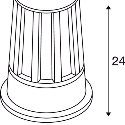 SLV Buitenlamp CONE IP54 Antraciet - Doika - Buitenverlichting - SLV - 4024163105156 - 230435