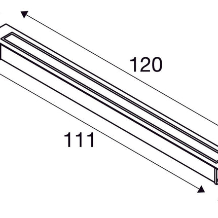 SLV Buitenlamp DASAR® 1200 IP65/IP67 Edelstaal - Doika - Buitenverlichting - SLV - 4024163274722 - 1007196