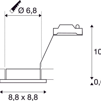 SLV Buitenlamp DOLIX OUT IP65 Grijs - Doika - Buitenverlichting - SLV - 4024163194884 - 1001171