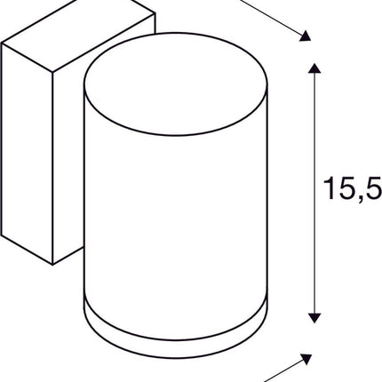 SLV Buitenlamp ENOLA OCULUS IP65 Antraciet - Enkele - Doika - Buitenverlichting - SLV - 4024163264020 - 1006328