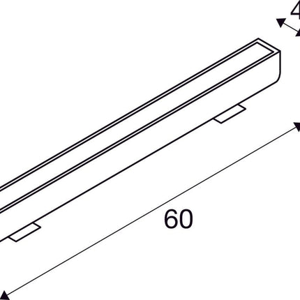 SLV Buitenlamp GALEN 60 IP65 Antraciet - Doika - Buitenverlichting - SLV - 4024163236041 - 1003447