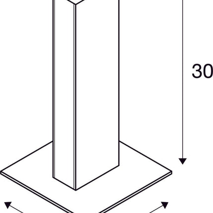 SLV Buitenlamp H - POL 30 IP65 Antraciet - Doika - Buitenverlichting - SLV - 4024163167772 - 232155