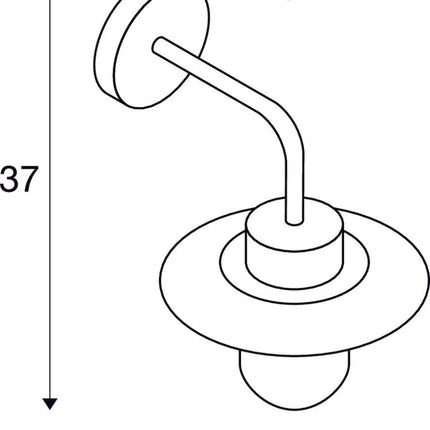 SLV Buitenlamp MOLAT IP44 Antraciet - Doika - Buitenverlichting - SLV - 4024163191128 - 1000820