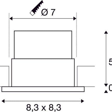 SLV Buitenlamp PATTA - F IP20/IP65 Zwart - Doika - Buitenverlichting - SLV - 4024163151443 - 114450