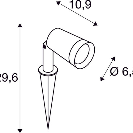 SLV Buitenlamp SYNA PLANT IP65 - Doika - Buitenverlichting - SLV - 4024163273503 - 1007146