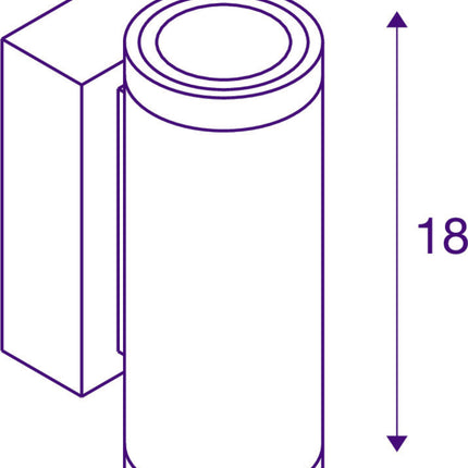 SLV Außenleuchte ENOLA ROUND S UP/DOWN IP65 Anthrazit