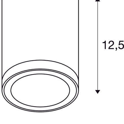 SLV Außenleuchte ENOLA ROUND S IP65 Anthrazit