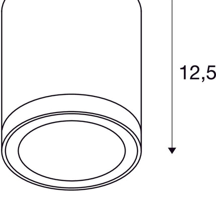 SLV Außenleuchte ENOLA ROUND M IP65 Anthrazit