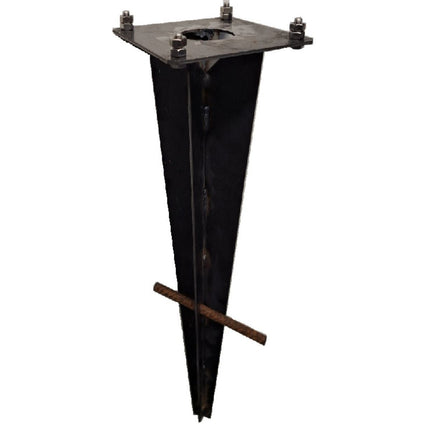 Staande buitenlamp cortenstaal 10x15x80cm (DxBxH) - Doika - Buitenverlichting - Gardd -  - GARDD-C5S-800