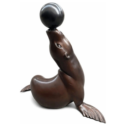 Tuinbeeld Zeeleeuw Met Bal 40x22x40 cm