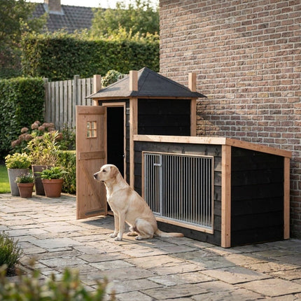 Voldux Hondenhok Siem 392 x 150 x 235 cm - Doika - Hondenhok - Voldux - 8720569162255 - 8720569162255