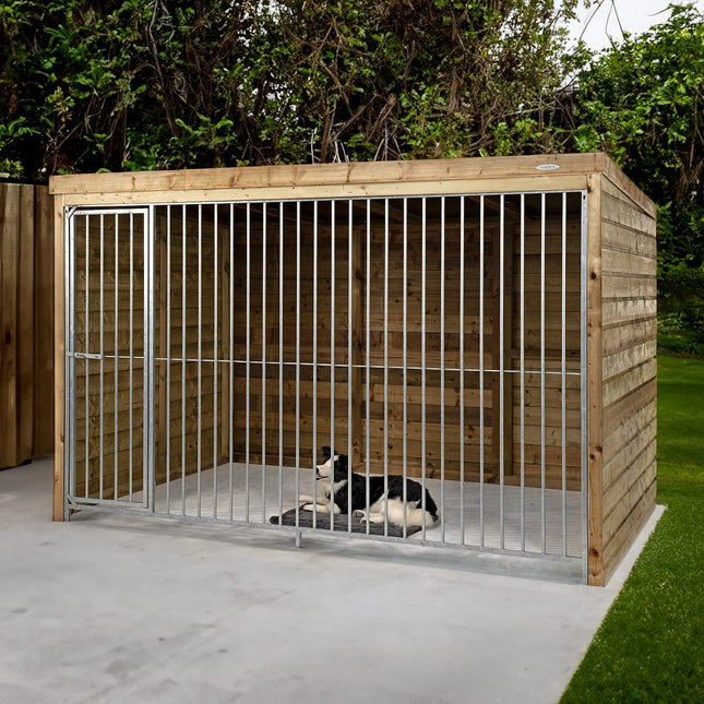 Voldux Hondenkennel Beer 314 x 203 x 196 cm - Doika BV - Hondenkennel - Voldux - 8720569173183 - 8720569173183