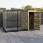 Voldux Volière R9 rechts 285 x 200 x 190 cm - Doika - Volière - Voldux - 8720094050089 - 8720094050089