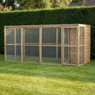 Volière Koen 448 x 179 x 183 cm - Geïmpregneerd hout - Doika - Volière - Glorenza - 8720094051208 - 8720094051208