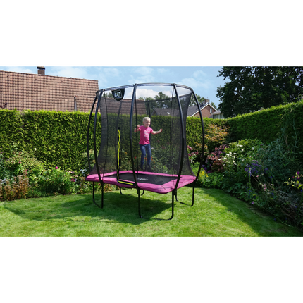 EXIT Silhouette Trampolin 153x214cm - rosa