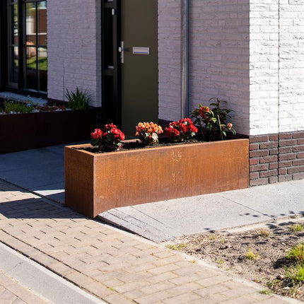 Adezz Andes Connect Cortenstalen Plantenbak zonder bodem 120x50x60 cm - Doika BV - Plantenbak - Adezz - CAWC22.2