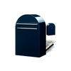 Bobi Classic B RAL 5004 zwartblauw - LetterBox - Brievenbus - Bobi - 6417237006288 - 01.01.09.11 zwartblauw RAL5004