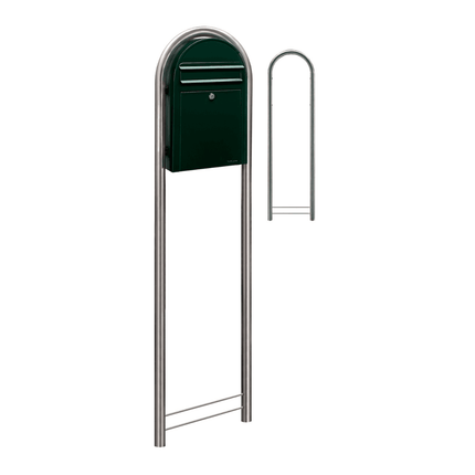 Bobi Classic S COL 6064 zwartgroen - LetterBox - Brievenbus - Bobi - 6417237039309 - 01.01.19.26 zwartgroen COL6064