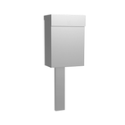 eSafe Topak Digital Pakketbrievenbus Blank aluminiumkleurig RAL 9006 - Doika BV - Pakketbrievenbus - eSafe - -