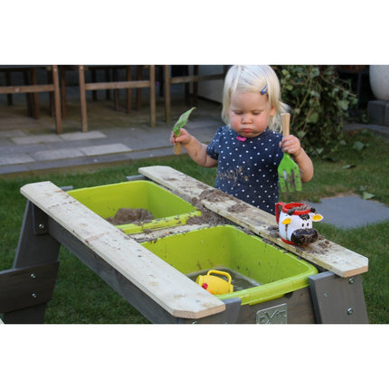 EXIT Aksent zand-, water- en picknicktafel (1 bankje) - Doika BV - Zand- en watertafels - EXIT Toys - 8718469468782 - 52.05.08.05