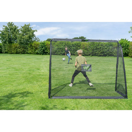 EXIT Coppa stalen voetbaldoel 220x170cm - zwart - Doika BV - Voetbaldoelen - EXIT Toys - 8718469462124 - 41.05.10.00