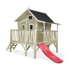 EXIT Crooky 350 houten speelhuis - grijsbeige - Doika BV - Crooky speelhuisjes - EXIT Toys - 8718469466580 - 50.44.00.00