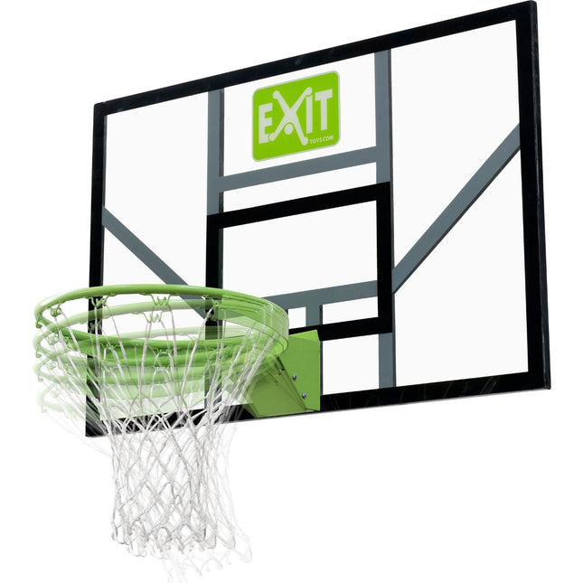 EXIT Galaxy basketbalbord met dunkring en net - groen/zwart - Doika BV - Basketbal - EXIT Toys - 8718469463961 - 46.40.30.00