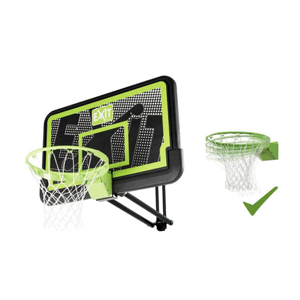 EXIT Galaxy basketbalbord voor muurmontage met dunkring - black edition - Doika BV - Basketbal - EXIT Toys - 8719874704342 - 46.11.11.00