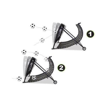 EXIT Kickback voetbal rebounder 124x90cm - Doika BV - Rebounders - EXIT Toys - 8718469466948 - 43.23.10.00