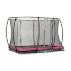 EXIT Silhouette inground trampoline 214x305cm met veiligheidsnet - roze - Doika BV - Trampoline - EXIT Toys - 8719743250666 - 12.95.70.60