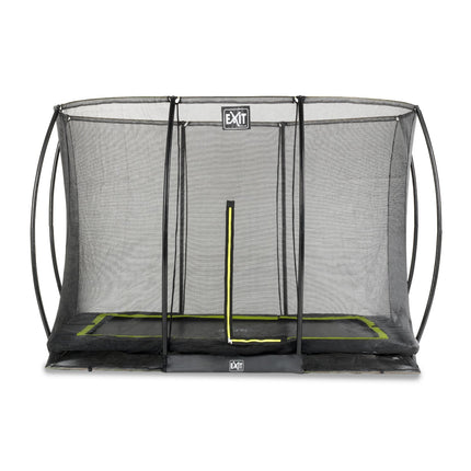 EXIT Silhouette inground trampoline 214x305cm met veiligheidsnet - zwart - Doika BV - Trampoline - EXIT Toys - 8719743250529 - 12.95.70.00