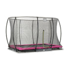 EXIT Silhouette inground trampoline 244x366cm met veiligheidsnet - roze - Doika BV - Trampoline - EXIT Toys - 8719743250673 - 12.95.82.60