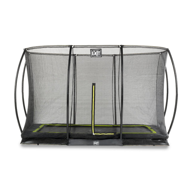 EXIT Silhouette inground trampoline 244x366cm met veiligheidsnet - zwart - Doika BV - Trampoline - EXIT Toys - 8719743250536 - 12.95.82.00