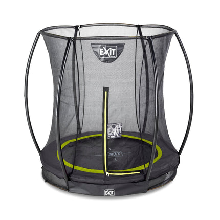 EXIT Silhouette inground trampoline ø183cm met veiligheidsnet - zwart - Doika BV - Trampoline - EXIT Toys - 8719743252356 - 12.95.06.00