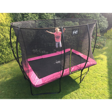 EXIT Silhouette trampoline 214x305cm - roze - Doika BV - Trampoline - EXIT Toys - 8719743250345 - 12.93.70.60