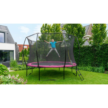 EXIT Silhouette trampoline ø366cm - roze - Doika BV - Trampoline - EXIT Toys - 8719743250321 - 12.93.12.60