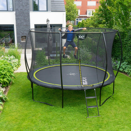 EXIT Silhouette trampoline ø366cm - zwart - Doika BV - Trampoline - EXIT Toys - 8717703020212 - 12.93.12.00